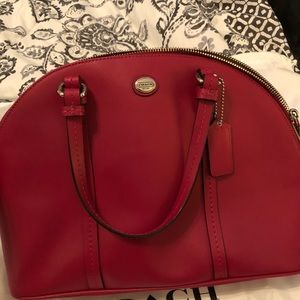 Coach top handle handbag